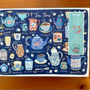 Tea Time 1000 Piece Puzzle - Blue